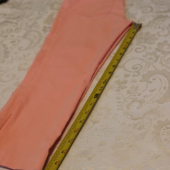 Renuar Pull On Stretch Crop resort/casual Pants Size 6 Peach - Picture 8 of 13